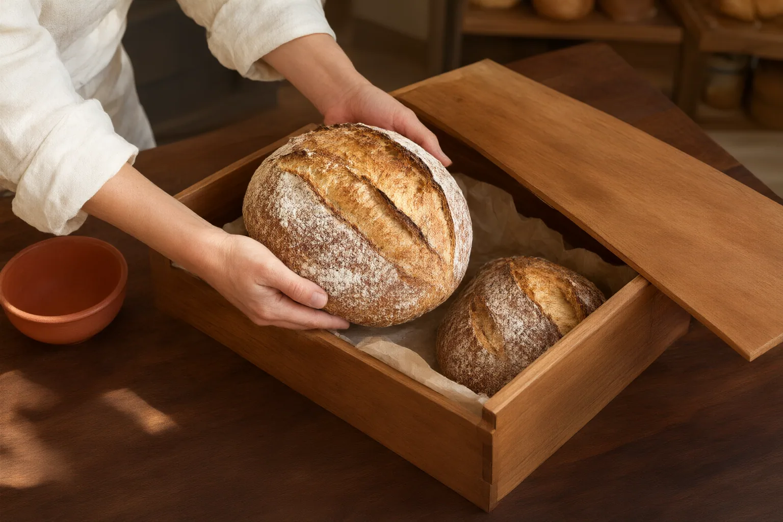 Editorial scene showing practical next steps for Kampoeng Roti Bread Storage: A General Guide to Containers, Refrigeration, and Freezing