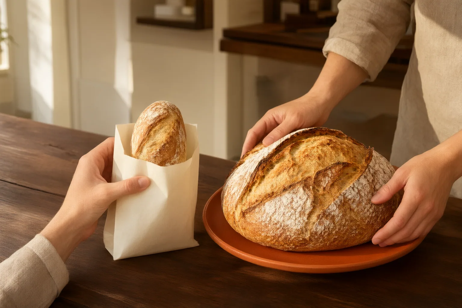 Editorial scene showing practical next steps for How to Compare Single-Serve and Shareable Bread Package Formats