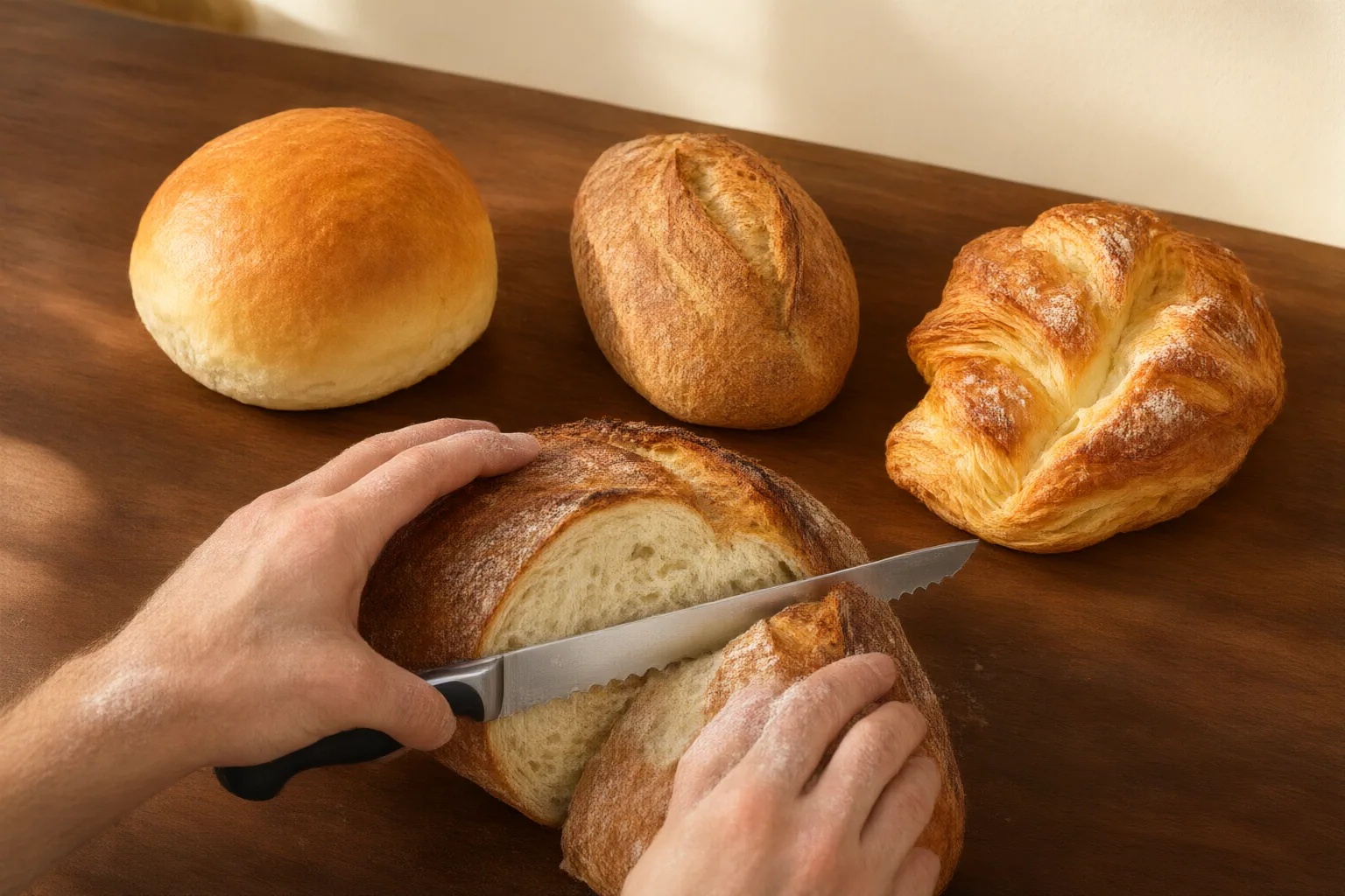 Editorial scene showing practical next steps for Loaf, Bun, Roll, or Pastry? A Practical Guide for Browsing Kampoeng Roti Products